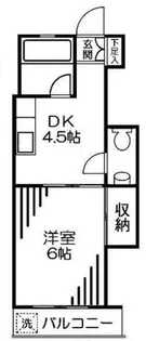 コーポ島村【2階】の間取り