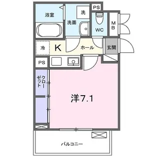 ガーデン・アイリス【2階】の間取り