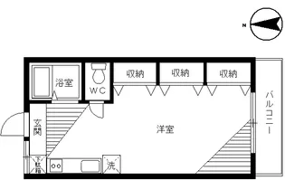 原宿第3コーポ【5階】の間取り
