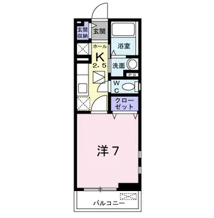 神奈川県小田原市矢作【アパート】の間取り