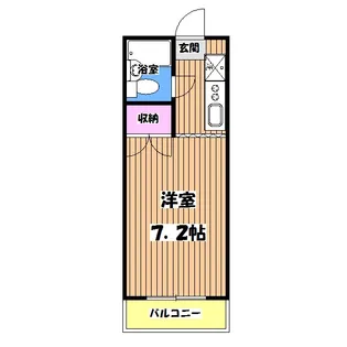 ロイヤル国立【1階】の間取り