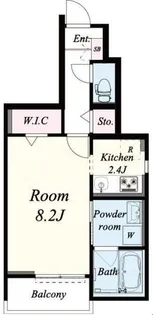 大阪府堺市堺区大仙西町2【アパート】の間取り