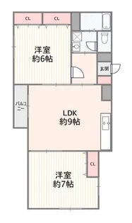 豊島ヶ丘ハウス【1階】の間取り