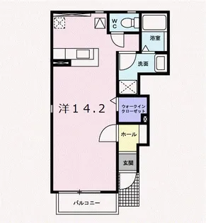 ベルデュールIV【1階】の間取り