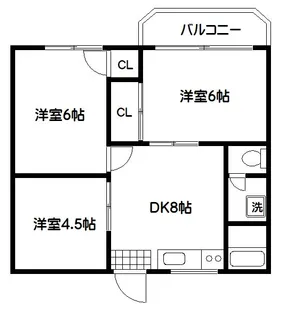ドミールツカサ【1階】の間取り