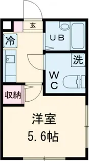 ellie梅島【2階】の間取り