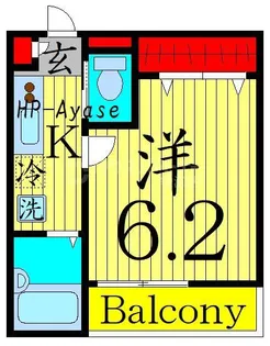 シャルマン北綾瀬【3階】の間取り
