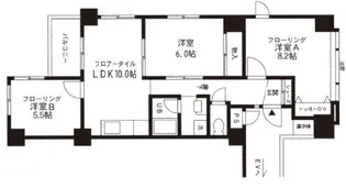 エクセレンス御影【4階】の間取り