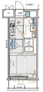 メインステージ元住吉【6階】の間取り