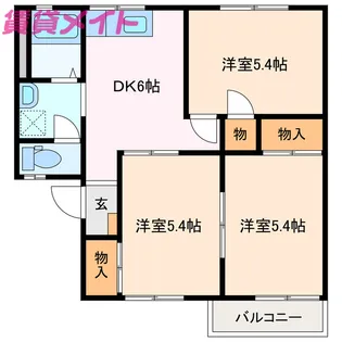 シティライフ原永【2階】の間取り
