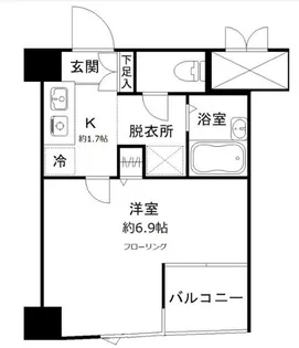 クレール本町【4階】の間取り