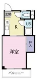 クロノス南林間WEST【2階】の間取り