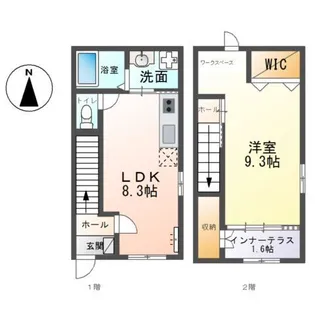 神奈川県座間市座間1【アパート】の間取り