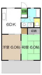 ヤマイチハイツ【1階】の間取り