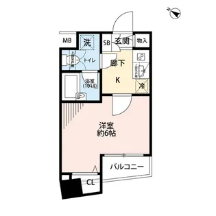 東京都中央区日本橋蛎殻町2【マンション】の間取り
