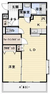 マーヴェラスパレス【1階】の間取り