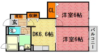広島県広島市安佐南区伴東2【アパート】の間取り