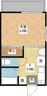 ルミナシア片淵【2階】の間取り