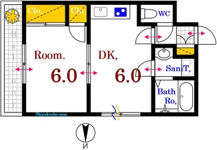 楠原産業ビル【3階】の間取り