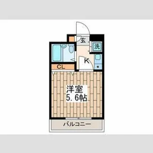 ローズガーデンA57番館【3階】の間取り