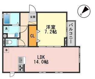 東京都江戸川区南小岩8【アパート】の間取り