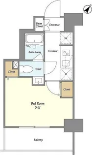 LA DOUCEUR四ツ木EAST【7階】の間取り