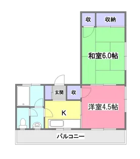 第一共和マンション【1階】の間取り