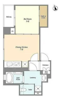 エスポワール新橋【5階】の間取り