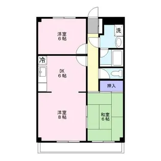 神奈川県横浜市都筑区佐江戸町【マンション】の間取り
