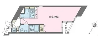 ドゥーエ学芸大学【5階】の間取り