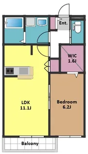 シトラス ヒル【1階】の間取り
