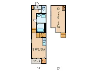 グランツ六番町【1階】の間取り