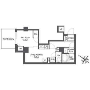 東京都板橋区小豆沢1【マンション】の間取り