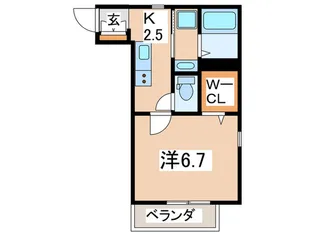 メゾン凪【2階】の間取り