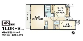 大阪府大阪市住吉区我孫子2【マンション】の間取り