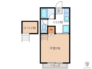 アルフ21【2階】の間取り