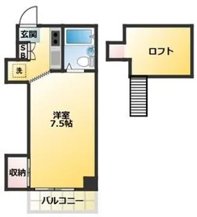 リヴレーヌ56【4階】の間取り