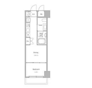東京都新宿区新宿5【マンション】の間取り