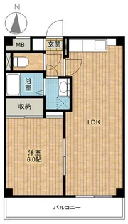 クリスタルマンション川口【3階】の間取り