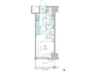 ベルシード横濱大通り公園【4階】の間取り