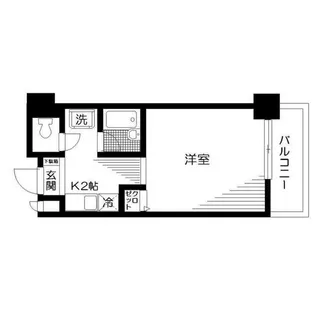 デュオフィール島津山【10階】の間取り