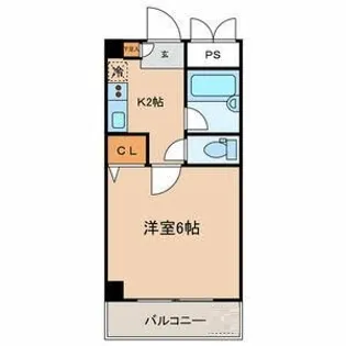 アビテ白金【2階】の間取り