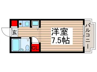 ビューパレー市川【3階】の間取り