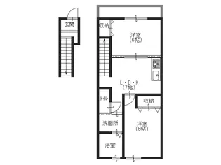 ケーズガーデン B棟【2階】の間取り