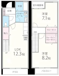 ウィステリア 菜花の間取り