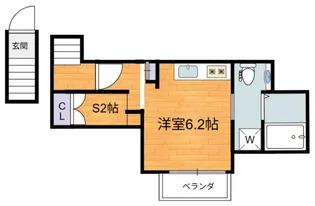 めぞんどかしぇっと【2階】の間取り