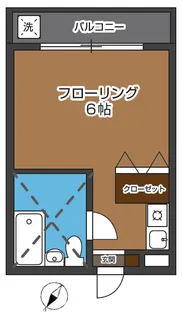 メゾンイースト【2階】の間取り