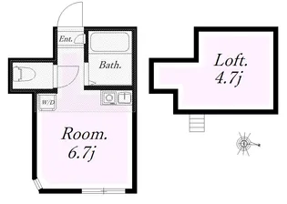 ユナイト南太田エグラント【2階】の間取り