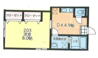 ブルーハイツ【2階】の間取り