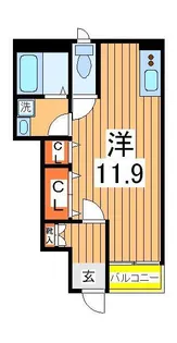 パル・クレシア【1階】の間取り